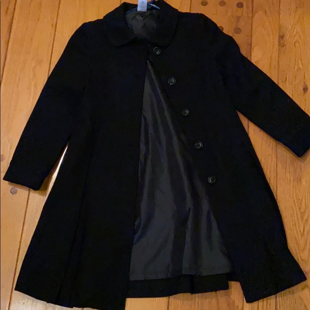 Black dress coat
